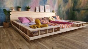 Bett 240x200 mit Rausfallschutz – Titelbild vom Modell LUGANO