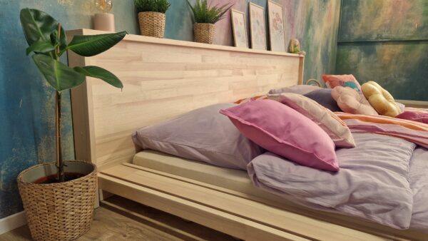 Bett 300x200 – linke Seitenansicht des Modells LUGANO