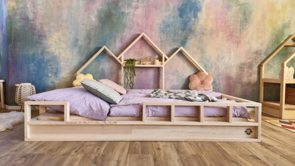 Bodenbett 100x200 mit Rausfallschutz – Titelbild vom Modell VISP