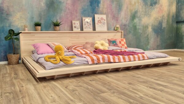 Familienbett 240 x 200 cm aus Massivholz – Modell LUGANO