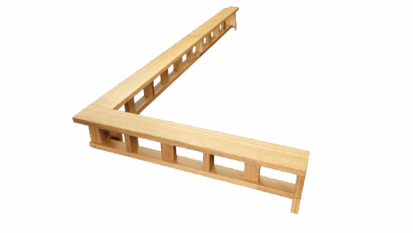 Rausfallschutz links – Montessori Familienbett 320×200 Modell WEGGIS