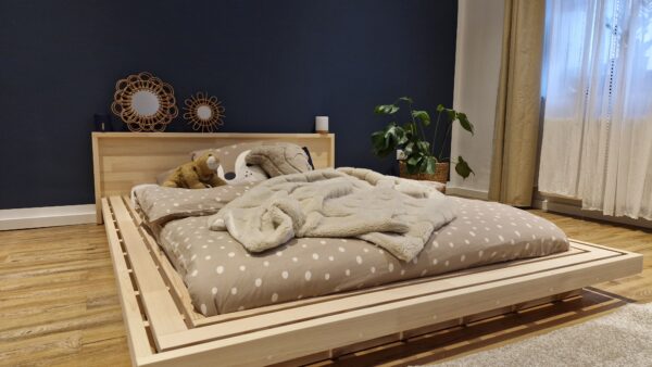 Bodenbett 120 – Modell LUGANO linke Ecke