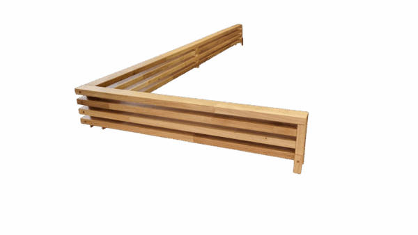 montessori bett 160x200 mit rausfallschutz links – abnehmbar und stabil