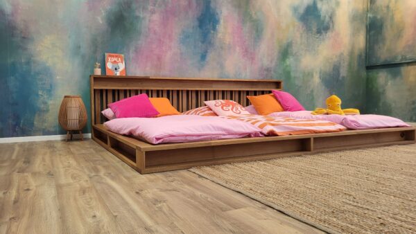 Familienbett 270 x 200 WEGGIS – seitenansicht links